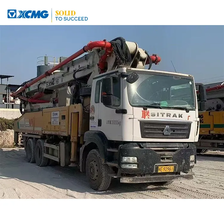 XCMG Official Second-hand Concrete Machine HB52V with Shandeka Chassis with Perfect Condition